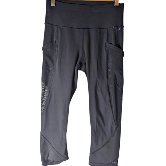 LULULEMON ATHLETICA Fast As Light Crop 'Black' Size 6 - Picture 8 of 10